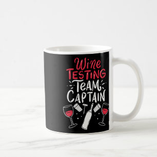 Taza De Café Funny Wine Tasting Team Camisetas