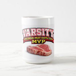 Taza De Café Funny Wisconsin Meat Raffle Varsity Team MVP 