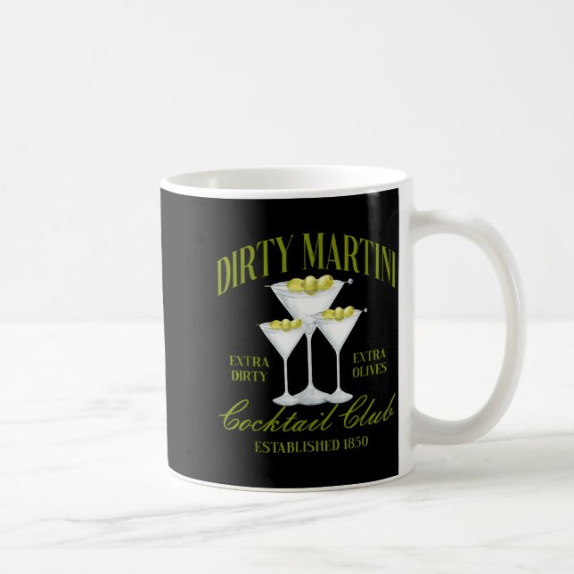 Taza De Café Funny Womens Dirty Martini Social Club Drinking Ta (Derecha)