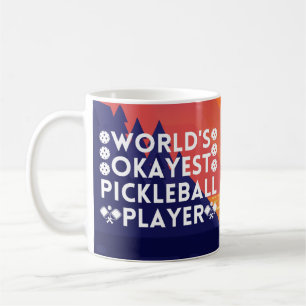 Taza De Café Funny World's Okayest Pickleball