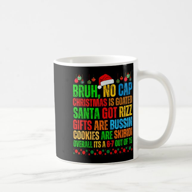 Taza De Café Funny Xmas School Generation Alpha Gen A Slang Chr (Derecha)