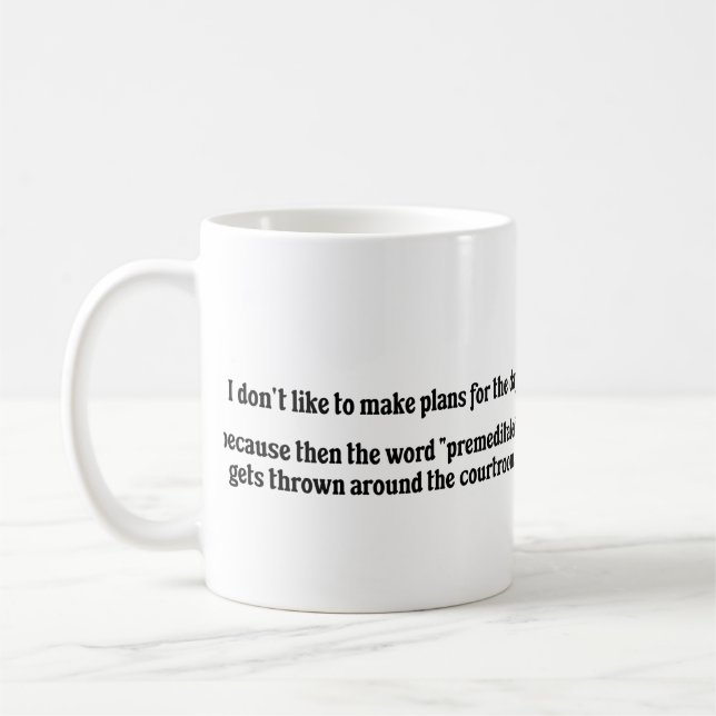 Taza De Café Funnymug, defensa graciosa, regalo para ella, rega (Izquierda)