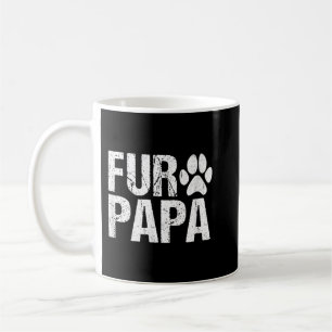 Taza De Café Fur Papa Pet Lover Dog Dad Da