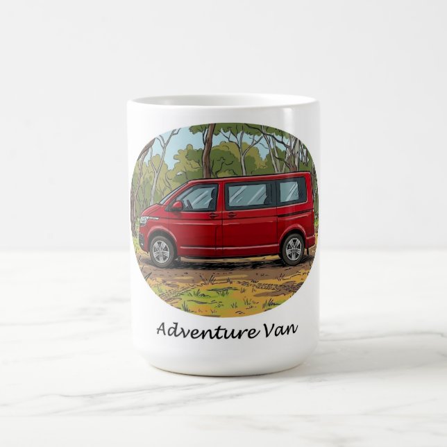 Taza De Café Furgoneta de aventuras (Centro)