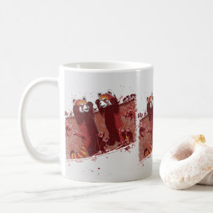 Taza De Café Furia del Panda Rojo