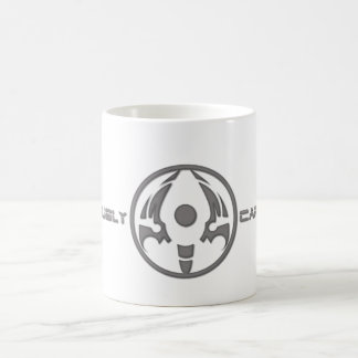 Taza de café furiosa de los ángeles