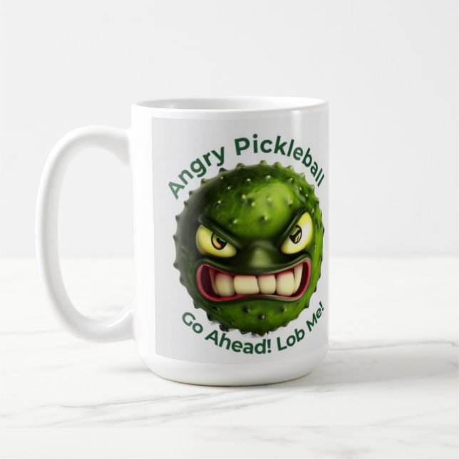 Taza De Café Furioso Mug de Pickleball (Izquierda)