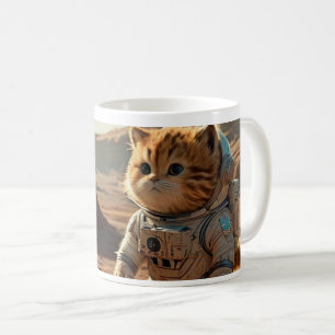 Taza De Café Furry Chubby Pequeño cachorro de jardín en Marte M