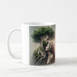 Taza De Café fusão homem e natureza
