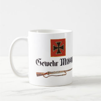 Taza De Café fusil alemán Gewehr M1898 de la Primera Guerra Mun