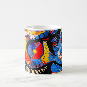 Taza De Café Fusión de dinosaurios T-rex de Wild Retro