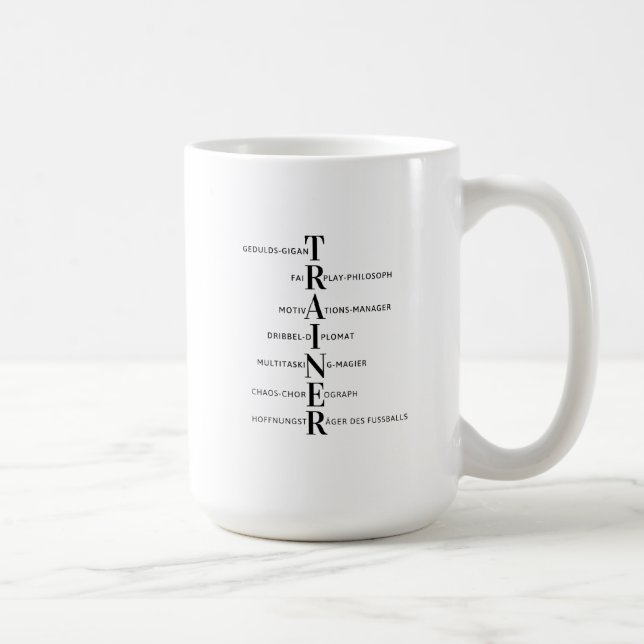 Taza De Café Fußball-Trainer-Tasse (Derecha)