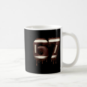 Taza De Café Fútbol 67 Divertido Seis Siete 6 7 Meme 