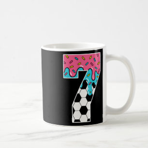 Taza De Café Fútbol 7 años helado goteo juventud 7 cumpleaños