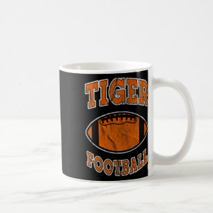 Taza De Café Fútbol Americano de Tigre Antiguo Deteriorado