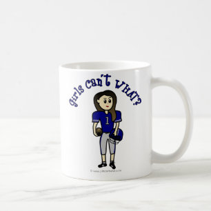 Taza De Café Fútbol Azul claro