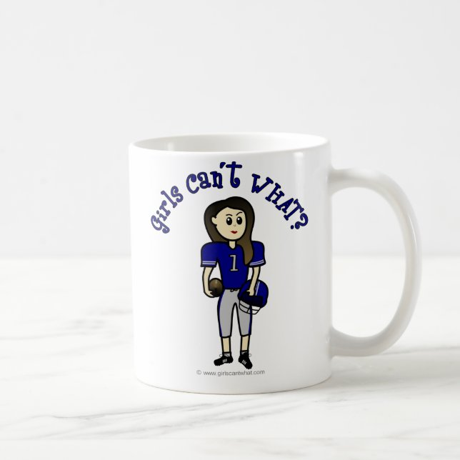 Taza De Café Fútbol Azul claro (Derecha)