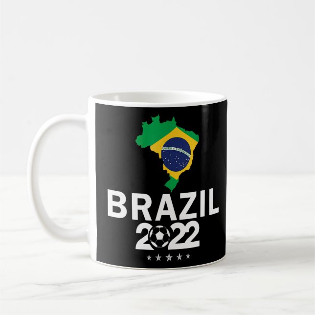 Taza De Café Fútbol Brasil 2022 (Izquierda)