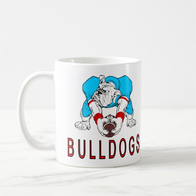 Taza De Café Fútbol bulldog (Izquierda)
