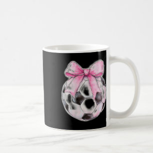 Taza De Café Fútbol Byll Rosa Coqueta Lazo Cinta Delicada Niñas