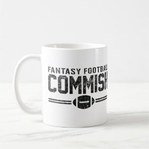 Taza De Café Fútbol Commish de la fantasía