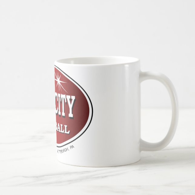 TAZA DE CAFÉ FÚTBOL DE LA CIUDAD DE IRON (Derecha)