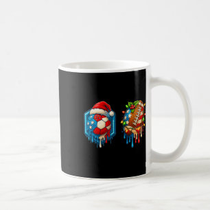 Taza De Café Fútbol de Navidad Fútbol Americano Drip Nosotros B