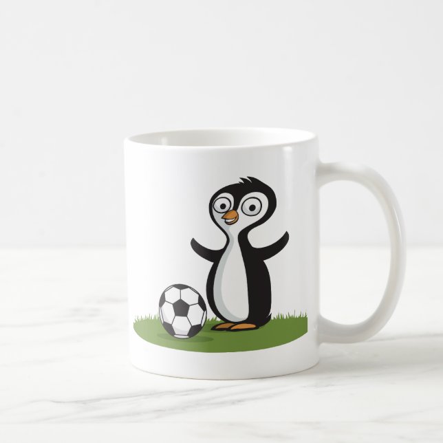 Taza De Café Fútbol de Penquin (Derecha)
