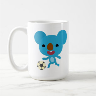 Taza De Café Fútbol de Qkids Koby/taza del diamante