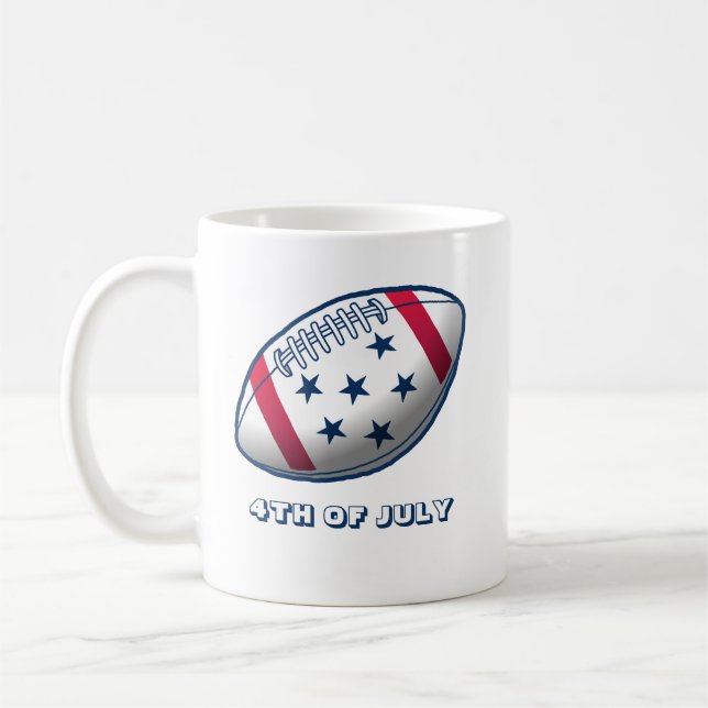 Taza De Café Fútbol Día de la Independencia (Izquierda)