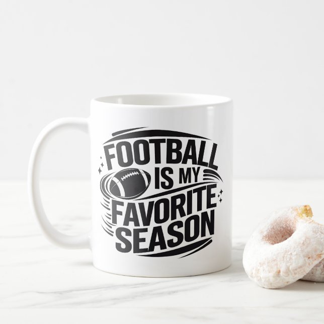 Taza De Café Fútbol divertido es mi entrenador favorito de juga (Con donut)