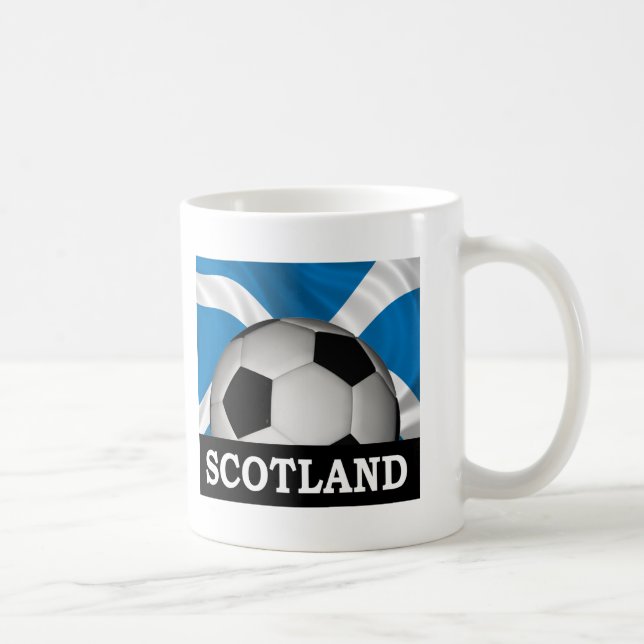 Taza De Café Fútbol Escocia (Derecha)