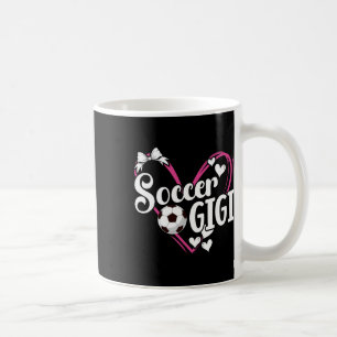 Taza De Café Fútbol Gigi Corazón Gigi De Un Jugador De Fútbol G
