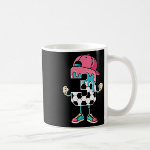 Taza De Café Fútbol helado de 3 años goteo juventud 3er cumplea