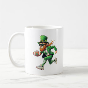 Taza De Café Fútbol Leprechaun St Patrick's Day Sports Love