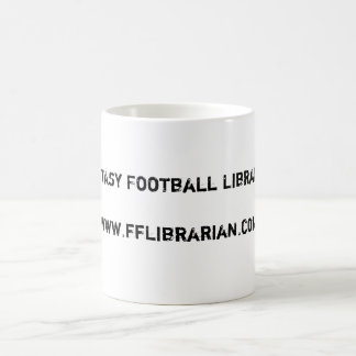 Taza De Café Fútbol Librarianwww.fflibrarian.com de la fantasía