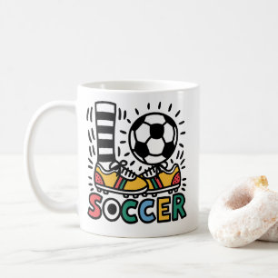 Taza De Café Fútbol moderno de moda