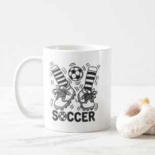 Taza De Café Fútbol moderno de moda