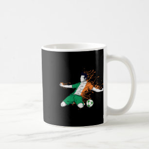 Taza De Café Fútbol Nacional de Irlanda - Bandera Irlandesa Amo