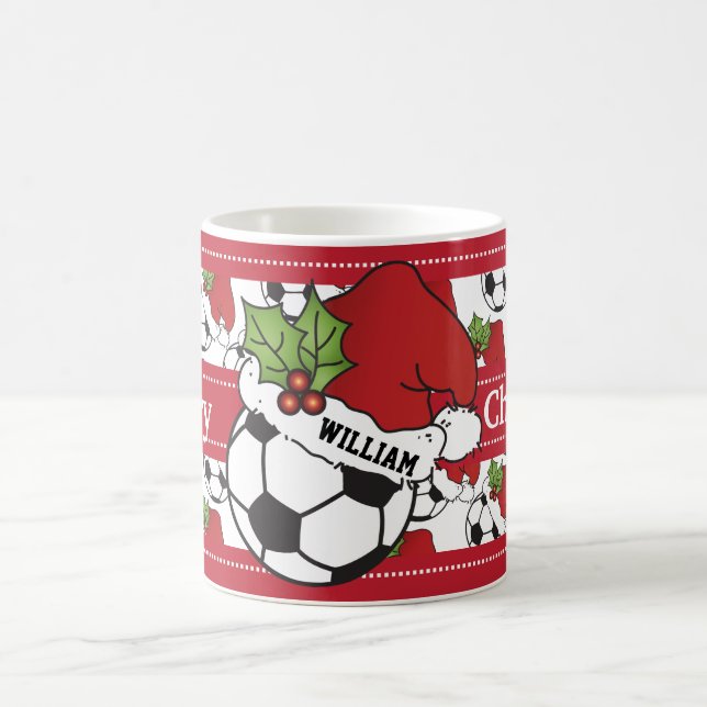 Taza De Café Fútbol navideño dulce (Centro)