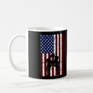 Taza De Café Fútbol ofensivo en la línea D Pittsburgh Lineman A