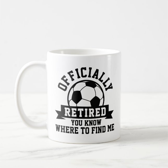 Taza De Café Fútbol oficialmente retirado (Izquierda)