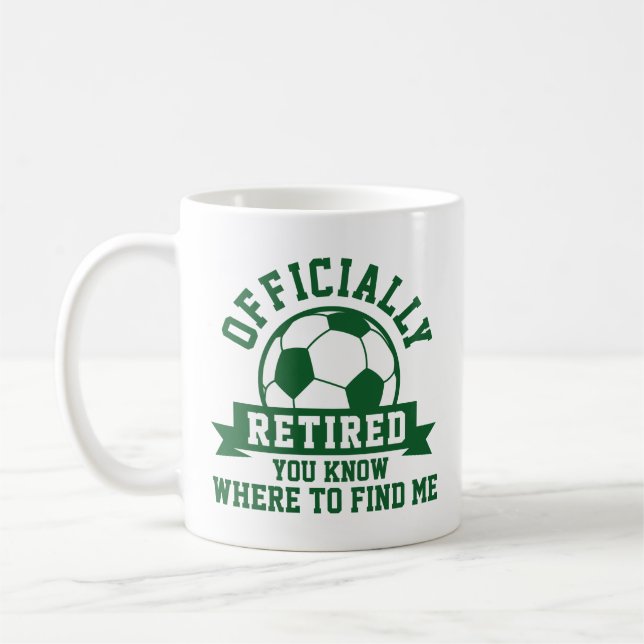 Taza De Café Fútbol oficialmente retirado (Izquierda)