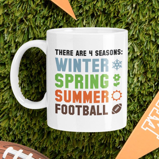 Taza De Café Fútbol por Temporadas 4 (4 Seasons Football Coffee Mug)