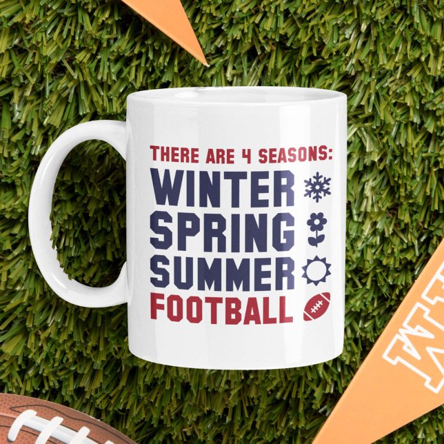 Taza De Café Fútbol por Temporadas 4 (4 Seasons Football Mug)