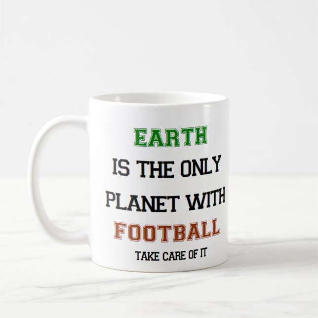 Taza De Café fútbol, sólo tierra (Izquierda)