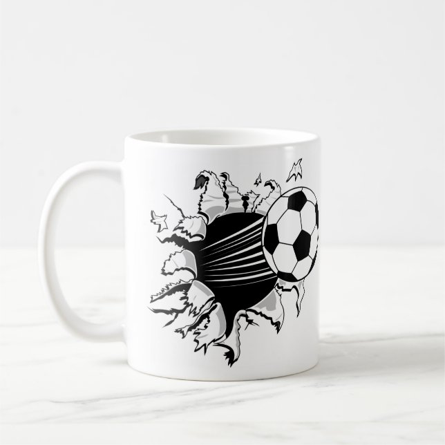 Taza De Café Fútbol Tearout (Izquierda)