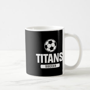 Taza De Café Fútbol Titans para escuelas primarias, intermedias