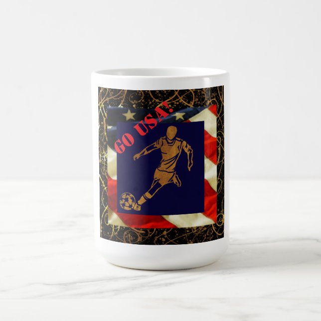TAZA DE CAFÉ FÚTBOL USA (Centro)