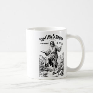Taza De Café Futbolista Santo Patrón Luigi Scrosoppi Divertido